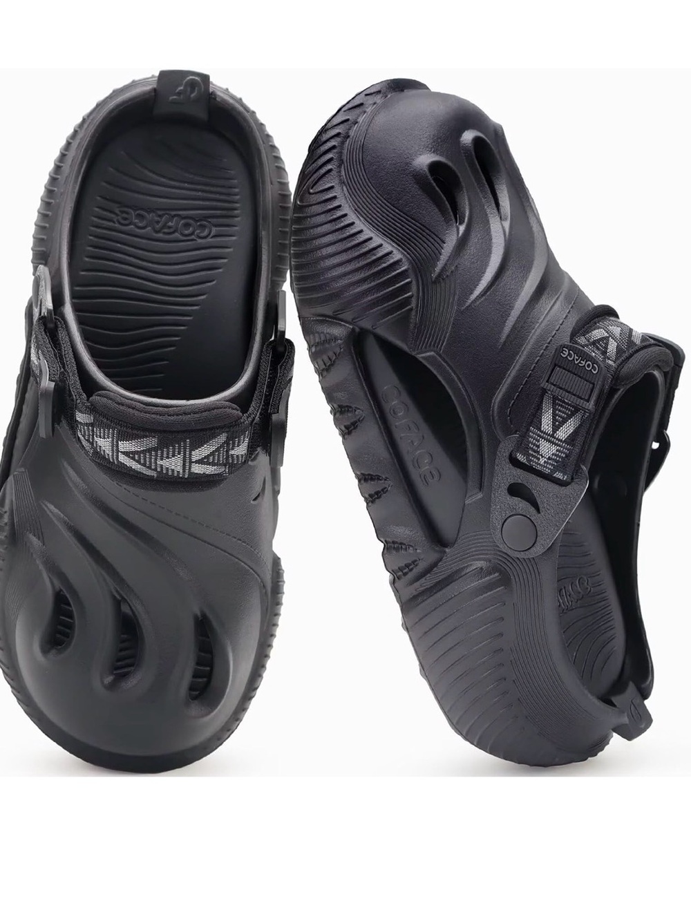 COFACE Mens Recovery Clogs Arch Support Cushion Orthopedic Casual Sandals